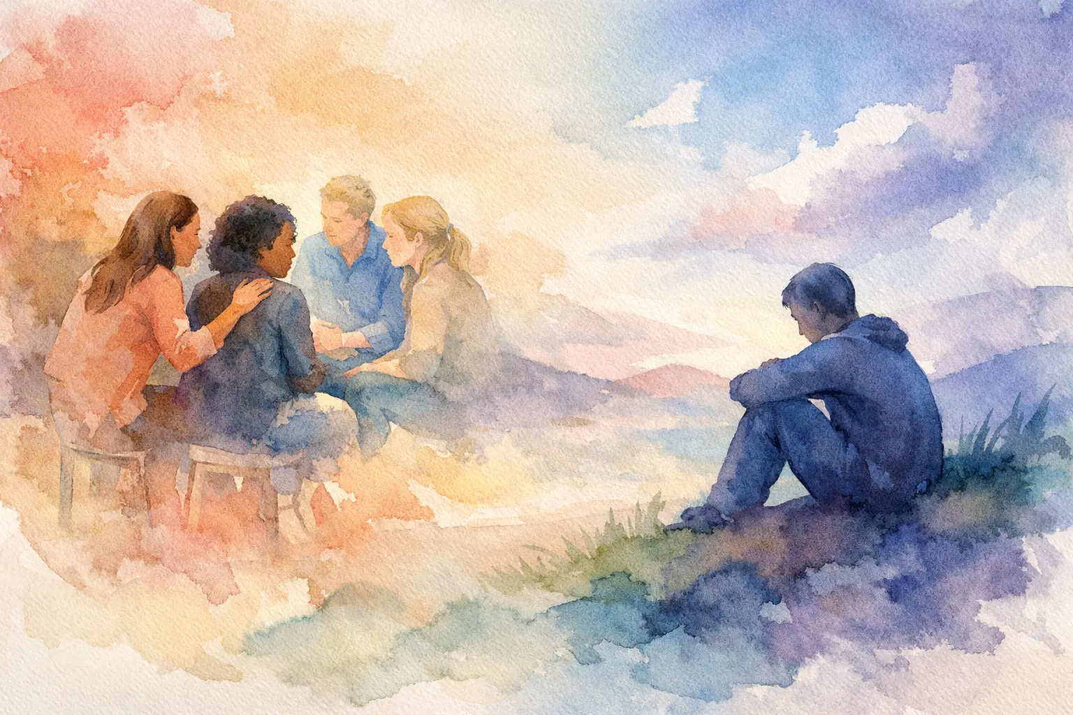 Can Community Support Replace Therapy?